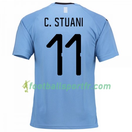 Tenue Uruguay C.Stuani 11 Domicile Coupe du monde 2018 Maillot de Foot